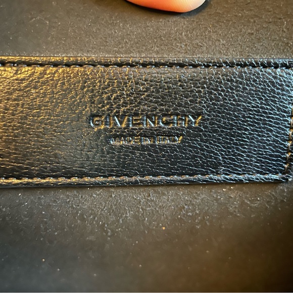 Goatskin Suede Shoulder Bag Black - Picture 8 of 10